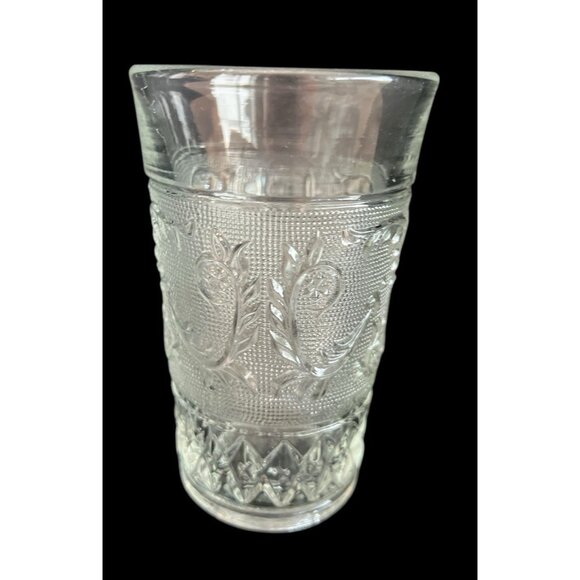 VTG Tumbler DUNCAN & MILLER Sandwich Glass Clear 12 oz 3"D x 5"H - Picture 6 of 6